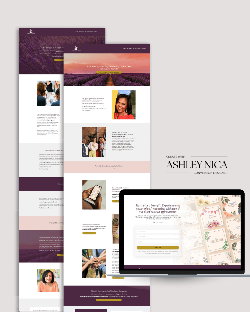 Website and Funnel for Laura Rochelle 1