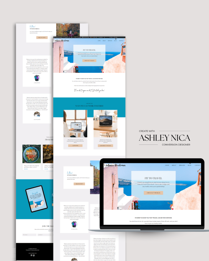 Website and Funnel for Rebecca Blackmon