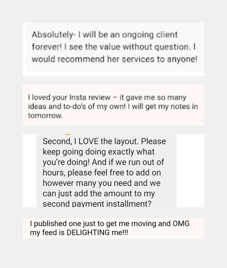 testimonials for create with ashley nica 5